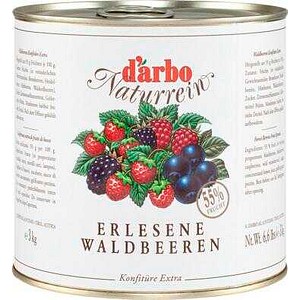 d’arbo Extra Waldbeer Fruchtaufstrich, 3,0 kg