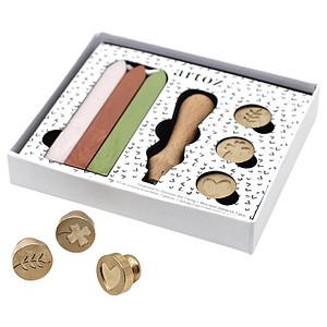 7612450227376 - Siegel-Set hellrosa hellgrün kupfer