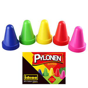 4064997406227 - 25 Spielzeug-Pylone mehrfarbig 80 cm 4064997406227 25 Stück 4064997406227 - 25 Spielzeug-Pylone mehrfarbig 80 cm 4064997406227 25 Stück
