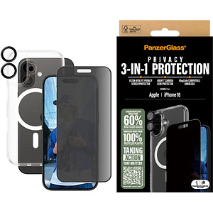 5715685003431 - 0 PanzerGlass® 3-in-1 Privacy Protection Schutzset für iPhone 16 5715685003431 - 0 PanzerGlass® 3-in-1 Privacy Protection Schutzset für iPhone 16