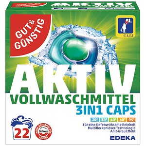 GUT&GÜNSTIG AKTIV Waschmittel Caps, 22 St.