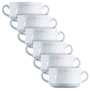 0026102229668 - 6 ARCOROC Suppenteller Trianon White weiß 3200 ml 0026102229668 ARCOROC 6 Stück