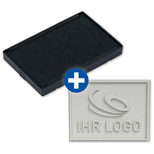trodat Stempelplatte + integriertes Stempelkissen Ersatz-Set für trodat 4928