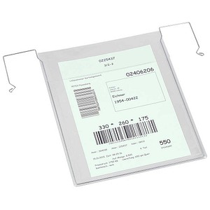 4052301027435 - 50 Sichttaschen mit Drahtbügel DIN A4 transparent glatt 4052301027435 - 50 Sichttaschen mit Drahtbügel DIN A4 transparent glatt