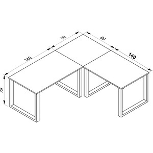 4051814433771 - Holz Schreibtisch Eckschreibtisch schlicht 220x220 L Form links oder rechts Arbeitstisch Platte 80 cm tief Computertisch Büromöbel - Lona U 4051814433771 - Holz Schreibtisch Eckschreibtisch schlicht 220x220 L Form links oder rechts Arbeitstisch Platte 80 cm tief Computertisch Büromöbel - Lona U
