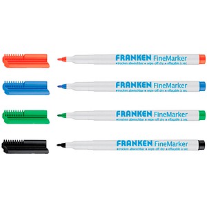 4016946062572 - Boardmarker-Set FineMarker Z1994 Etui 4-farbig sortiert 1-2mm Rundspitze 4016946062572 4 Stück