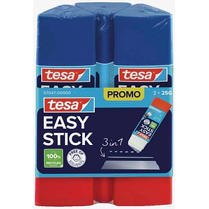 2 + 1 GRATIS: tesa EASY STICK ecoLOGO Klebestifte 25,0 g, 2 St. + GRATIS 1 St.