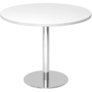 HAMMERBACHER Bistrotisch weiß 100,0 x 100,0 x 74,5 cm