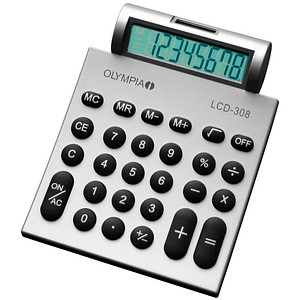4030152941735 - 941911007 OLYMPIA LCD-308 Taschenrechner silber 941911007 4030152941735 4030152941735 - 941911007 OLYMPIA LCD-308 Taschenrechner silber 941911007 4030152941735