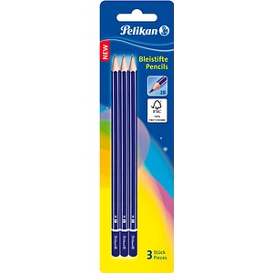 Pelikan Bleistifte 2B blau, 3 St.