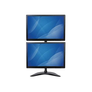 0065030870153 - StarTechcom Vertikale Dual Monitorhalterung - Heavy Duty Stahl - Für VESA Monitore bis zu 27 Zoll - Verstellbarer zweifach Moniotrständer - Aufstellung - für 2 Monitore - Schwarz 0065030870153 - StarTechcom Vertikale Dual Monitorhalterung - Heavy Duty Stahl - Für VESA Monitore bis zu 27 Zoll - Verstellbarer zweifach Moniotrständer - Aufstellung - für 2 Monitore - Schwarz
