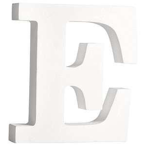 4006166207709 - Dekoartikel MDF-Buchstabe E weiß 4006166207709 - Dekoartikel MDF-Buchstabe E weiß