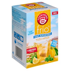 4009300021070 - frio Yuzu Minze Tee kalt 18 Portionen 4009300021070 45 Gramm 4009300021070 - frio Yuzu Minze Tee kalt 18 Portionen 4009300021070 45 Gramm