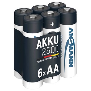 4013674011322 - 4 + 2 GRATIS 4 ANSMANN Akkus Photo Mignon AA 2400 mAh + GRATIS 2 St