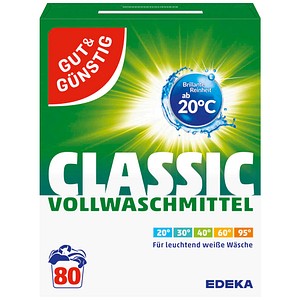 GUT&GÜNSTIG CLASSIC Waschmittel Pulver, 5,2 kg