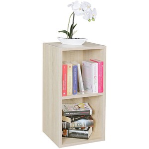 WOHNLING Bücherregal sonoma-eiche 30,0 x 30,0 x 60,0 cm