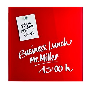 4013695057057 - Magnetoplan Glas-Magnetboard HOLTZ OFFICE SUPPORT (B x H) 400 mm x 400 mm Rot 13401006 4013695057057 - Magnetoplan Glas-Magnetboard HOLTZ OFFICE SUPPORT (B x H) 400 mm x 400 mm Rot 13401006