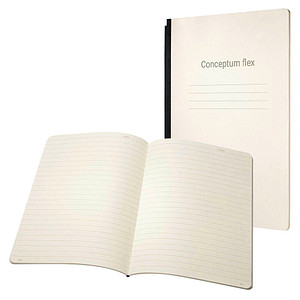 SIGEL Notizheft für Konferenzmappe Conceptum Flex DIN A4 liniert, creme 92 Seiten