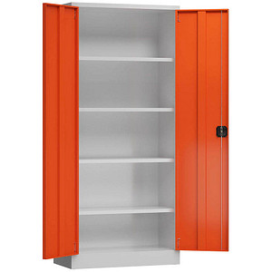 4061815855229 - Stahlschrank ClassiX X-530334 feuerrot lichtgrau 800 x 380 x 1800 cm aufgebaut 4061815855229 LÜLLMANN 4061815855229 - Stahlschrank ClassiX X-530334 feuerrot lichtgrau 800 x 380 x 1800 cm aufgebaut 4061815855229 LÜLLMANN