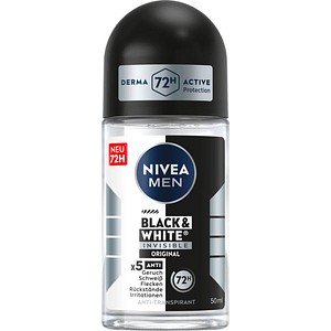 0000042449508 - Black & White Invisible Original Deo-Roller 50 ml 0000042449508 50 Milliliter