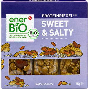 4305615985831 - enerBiO Bio Sweet & Salty Nussriegel 3 Riegel