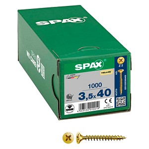 4003530004834 - Universalschrauben Z2 Senkkopf YELLOX 1081020350405 35 mm x 40 mm 4003530004834 1000 Stück 4003530004834 - Universalschrauben Z2 Senkkopf YELLOX 1081020350405 35 mm x 40 mm 4003530004834 1000 Stück