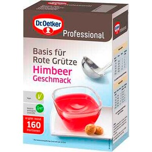 Dr. Oetker Rote Grütze Himbeer-Geschmack  1,0 kg, 1 St.