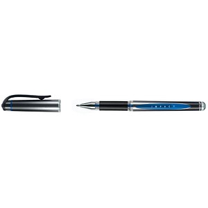 uni-ball Gel IMPACT UM-153S Gelschreiber schwarz/blau 0,6 mm, Schreibfarbe: blau, 1 St.