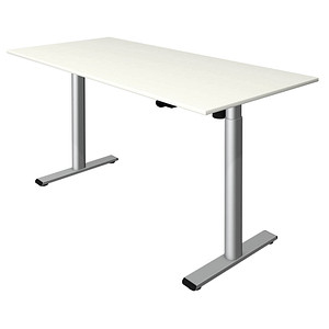 4044917450608 - Move 1 base elektrisch höhenverstellbarer Schreibtisch weiß rechteckig T-Fuß-Gestell silber 1600 x 800 cm 4044917450608 Kerkm 4044917450608 - Move 1 base elektrisch höhenverstellbarer Schreibtisch weiß rechteckig T-Fuß-Gestell silber 1600 x 800 cm 4044917450608 Kerkm