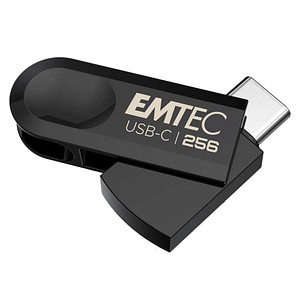 3126170182517 - USB-Stick C280 schwarz 256 GB 3126170182517 Emtec 3126170182517 - USB-Stick C280 schwarz 256 GB 3126170182517 Emtec