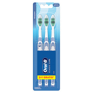 3 Oral-B CLASSIC CARE Mittel Zahnbürsten