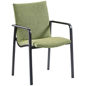 4043153116392 - Best Freizeitmoebel Sessel 45121250 Aluminium Anthrazit Grün 570 x 630 x 860 mm