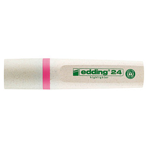 4004764917631 - Textmarker Highlighter 24 EcoLine 4-24009 rosa 2-5mm Keilspitze 4004764917631 Edding