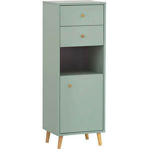 MÖBELPARTNER Badschrank Bjarne 153174 pastellgrün 40,3 x 33,1 x 113,4 cm