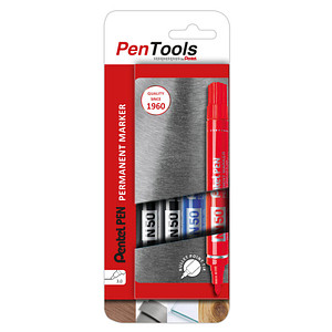 4016284345849 - Permanentmarker PenTools N50-PRO4ABCEU N50-PRO4ABCEU Pack 3-farbig sortiert 3mm Rundspitze 4016284345849 4 Stück