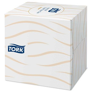 TORK Kosmetiktücherbox Extra Soft Premium 2-lagig weiß, 100 Tücher