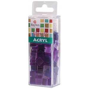 4006166823787 - Mosaiksteine violett Acryl transparent