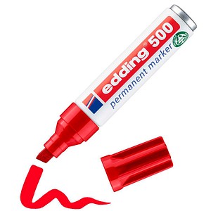 edding 500 Permanentmarker rot 2,0 - 7,0 mm, 1 St.