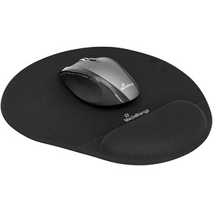 MediaRange Mousepad mit Handgelenkauflage schwarz