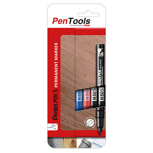 4016284345863 - N50 Permanentmarker Fein Rundspitze 1 mm Blau Rot Schwarz Nicht Nachfüllbar 4 Stück 4016284345863 - N50 Permanentmarker Fein Rundspitze 1 mm Blau Rot Schwarz Nicht Nachfüllbar 4 Stück