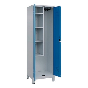 4066681617599 - Putzmittelschrank Classic Plus 080110-00-S10004 lichtblau lichtgrau 600 x 500 x 1950 cm aufgebaut 4066681617599 C+P-Möbel 4066681617599 - Putzmittelschrank Classic Plus 080110-00-S10004 lichtblau lichtgrau 600 x 500 x 1950 cm aufgebaut 4066681617599 C+P-Möbel