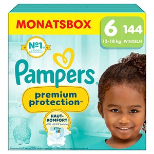 8006540705674 - Pampers® Windeln Monatsbox premium protection™ Größe Gr6 (13+ kg) für Kids und Teens (4-12 Jahre) 144 St 8006540705674 - Pampers® Windeln Monatsbox premium protection™ Größe Gr6 (13+ kg) für Kids und Teens (4-12 Jahre) 144 St