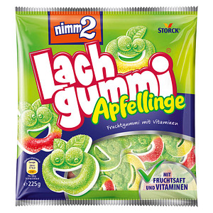 nimm2® Lachgummi Apfellinge Fruchtgummi 225,0 g