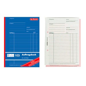 herlitz Auftrag Formularbuch, 1 St.