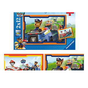 4005556075911 - Kinderpuzzle - 07591 Paw Patrol im Einsatz - Puzzle für Kinder ab 3 Jahren Paw Patrol Puzzle mit 2x12 Teil