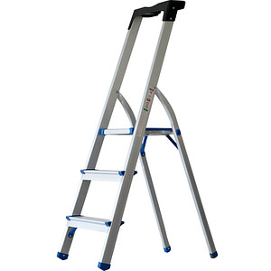 8717448037339 - Stehleiter silber 3 Sprossen H 1120 cm 8717448037339 pavo 8717448037339 - Stehleiter silber 3 Sprossen H 1120 cm 8717448037339 pavo