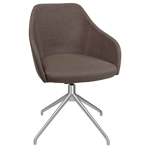 Topstar Besucherstuhl Sitness Life 2.1 SLE2111-KC8 dunkelbraun Stoff, 1 St.