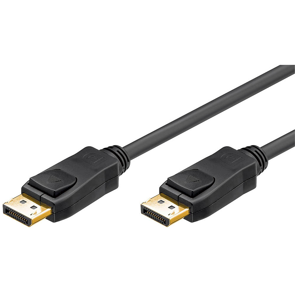 goobay DisplayPort Kabel 1.2 1,0 m schwarz | office discount