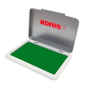 Kores Stempelkissen 7x11cm grün getränkt, Metallgehäuse 9023800715524 Kores SF71552