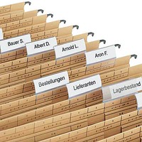 250 Beschriftungsschilder Für Hängeregister – NoName, 100421072